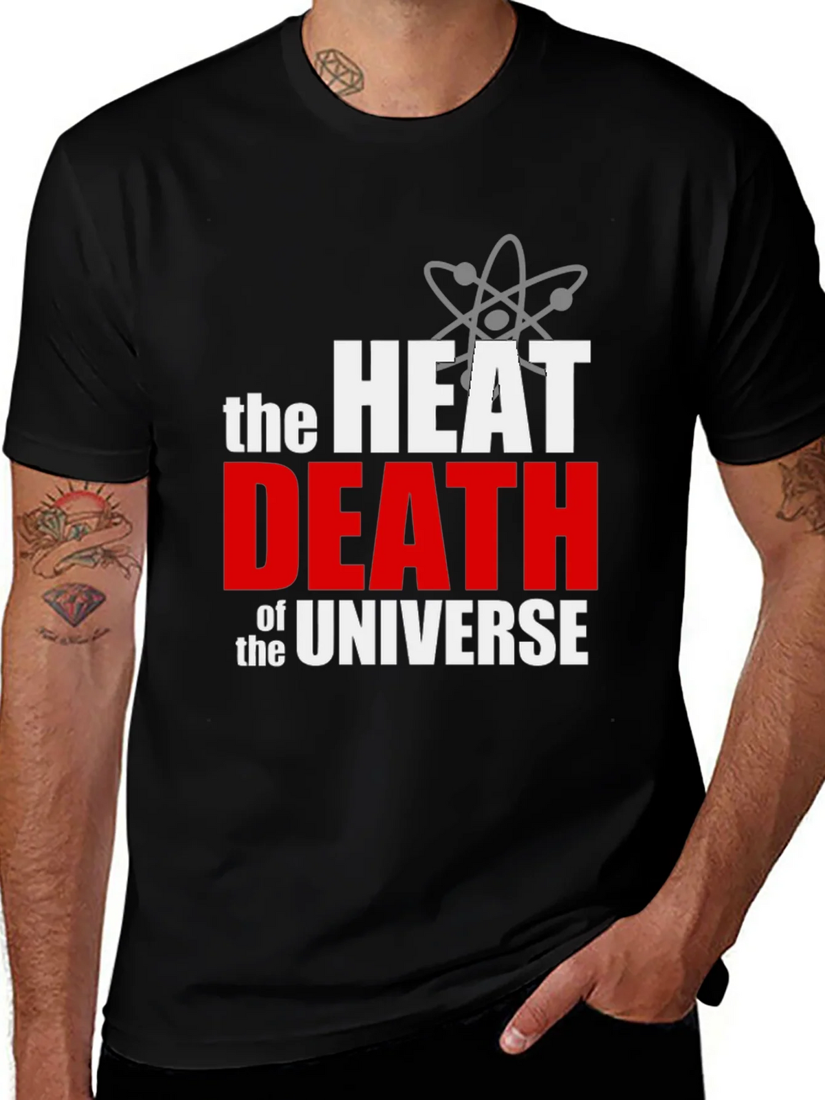 Heat Death of the Universe Graphic Tee - Black Cotton product image 1
