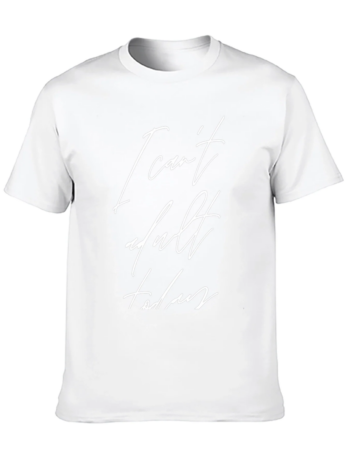 Funny I Cant Adult Today Black Graphic Tee product image 9