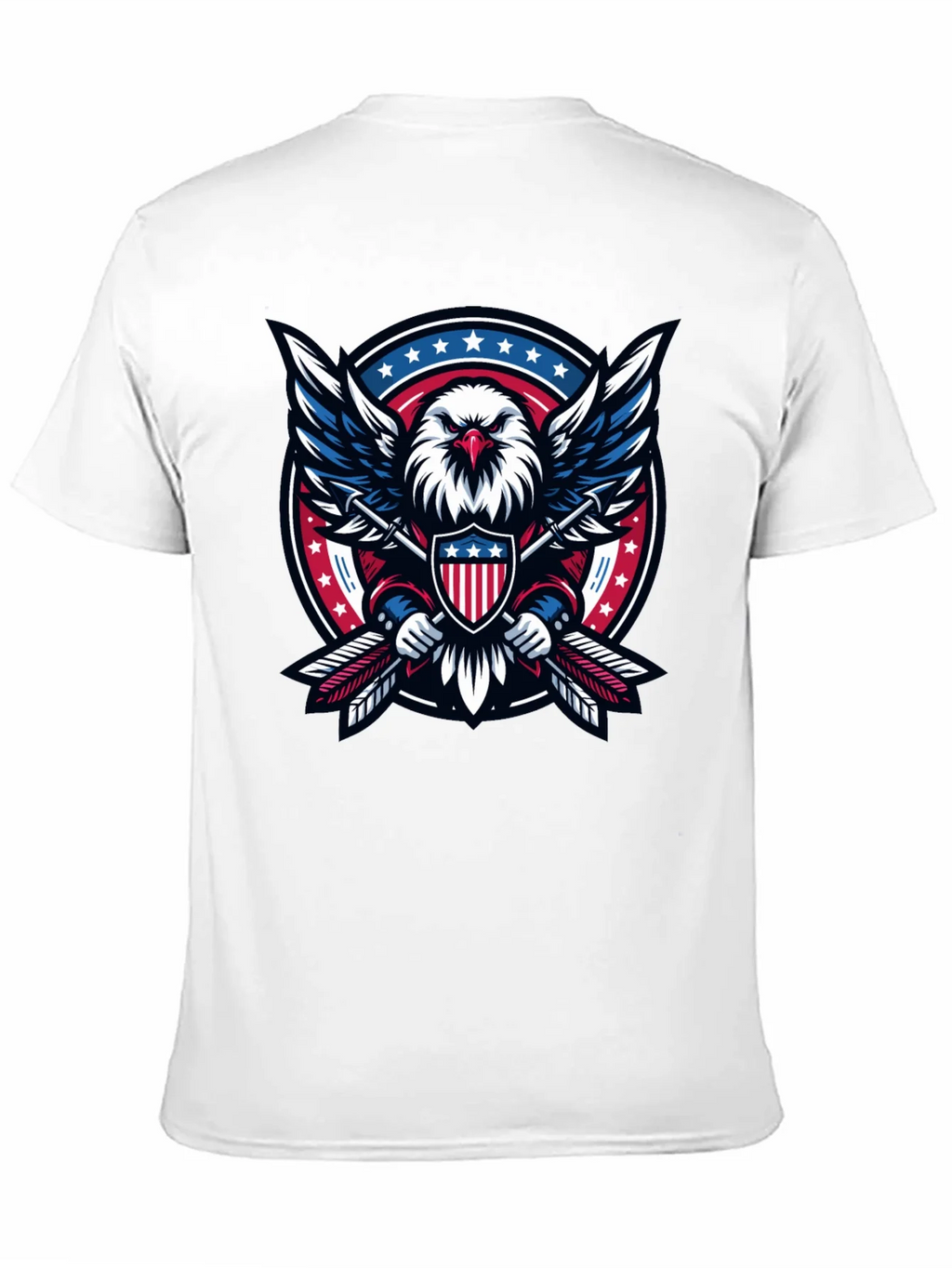 Patriotic Eagle Shield Graphic Tee - USA Pride product image 10