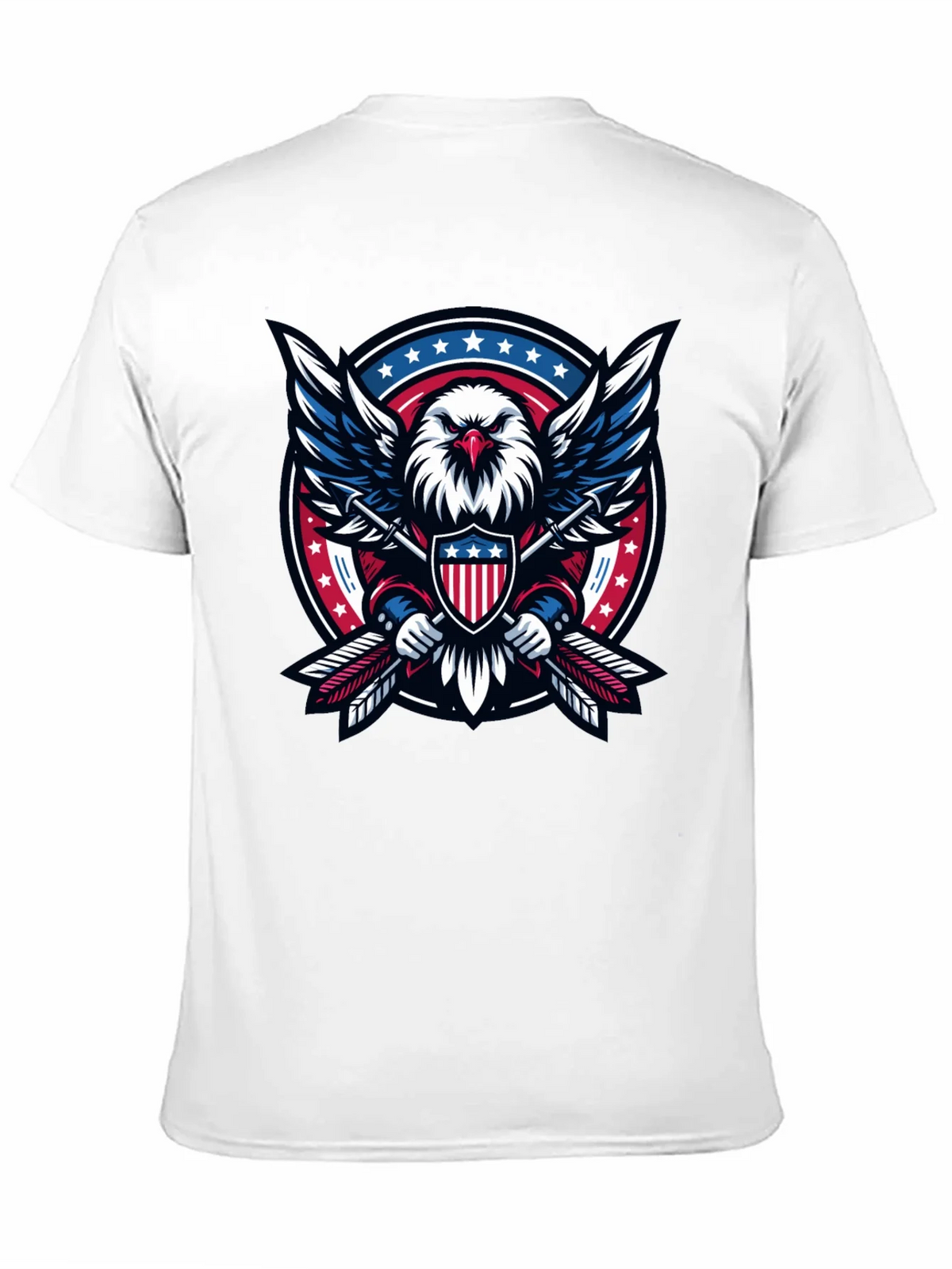 Patriotic Eagle Shield Graphic Tee - USA Pride product image 10