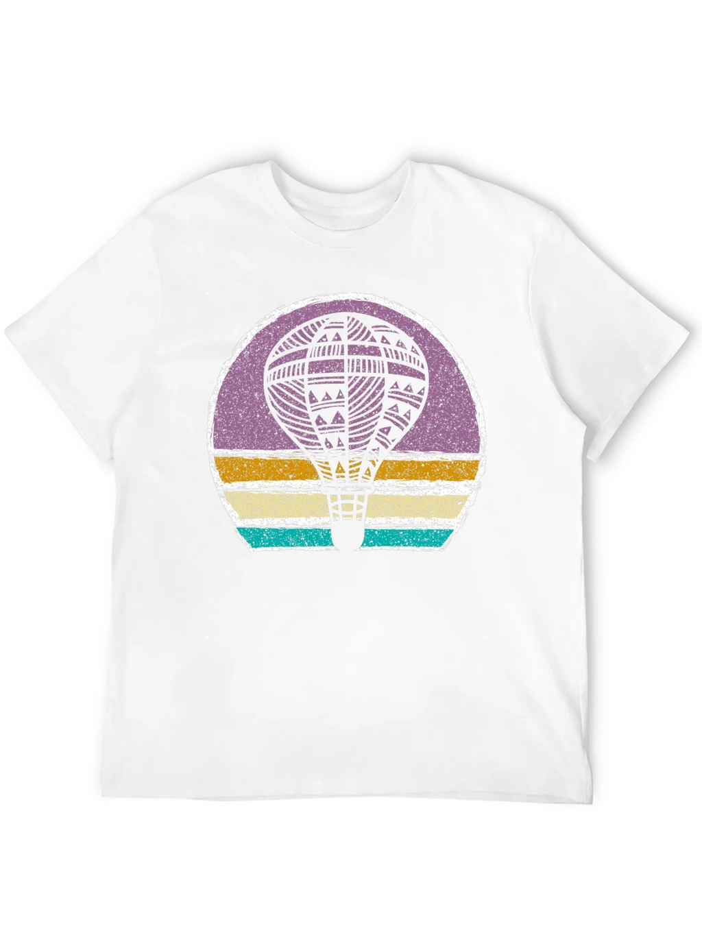 Retro Hot Air Balloon Graphic Tee product image 11