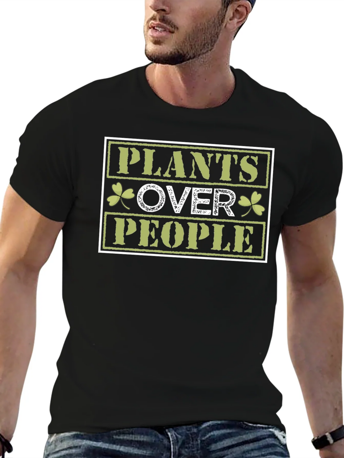 Plants Over People Graphic T-Shirt - Nature Lover Tee product image 4
