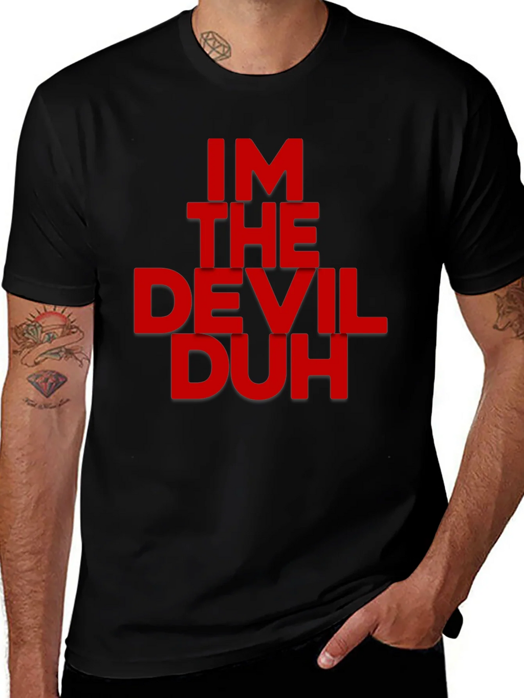 Im The Devil Duh Graphic Tee product image 1