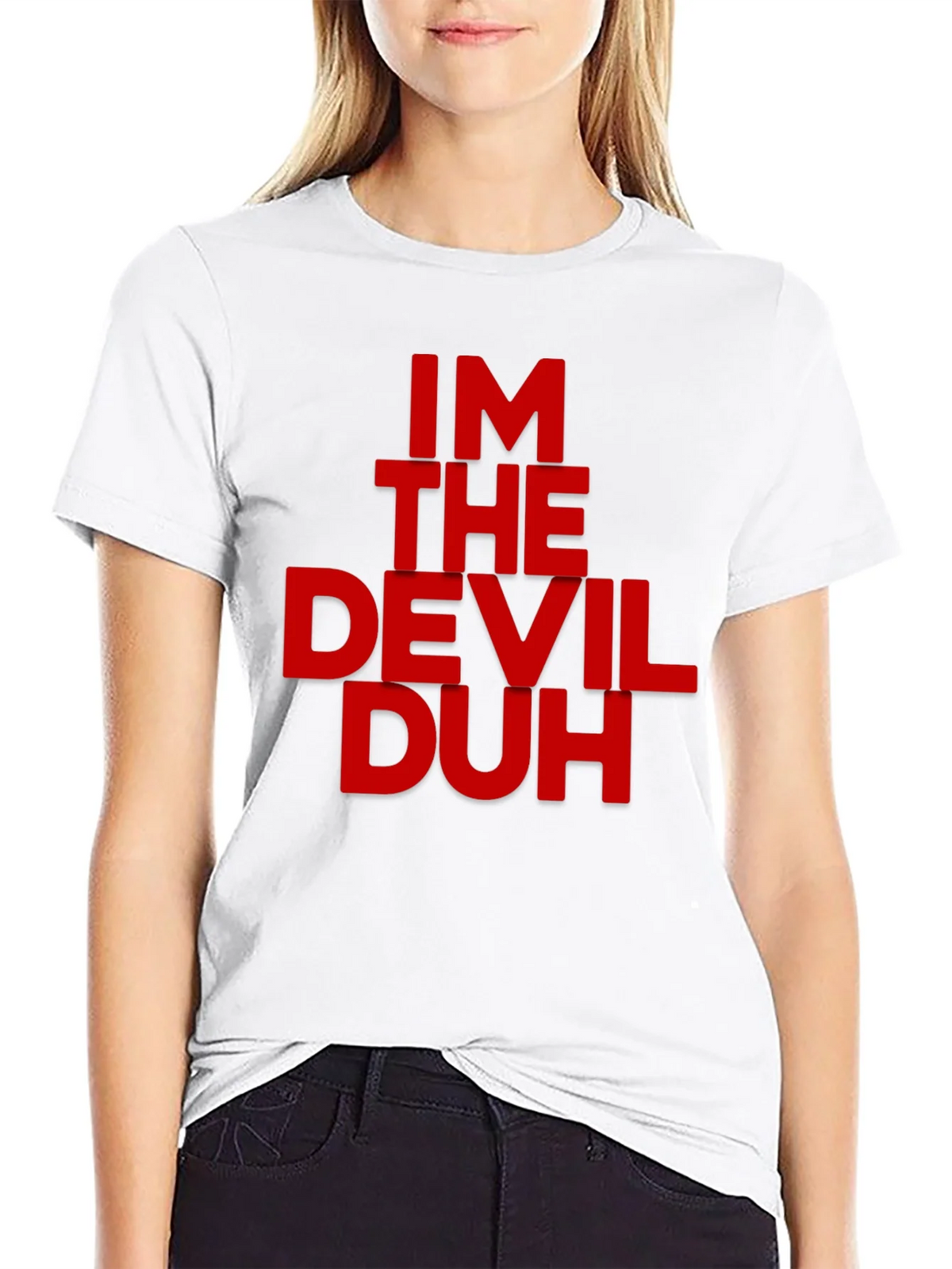 Im The Devil Duh Graphic Tee product image 8