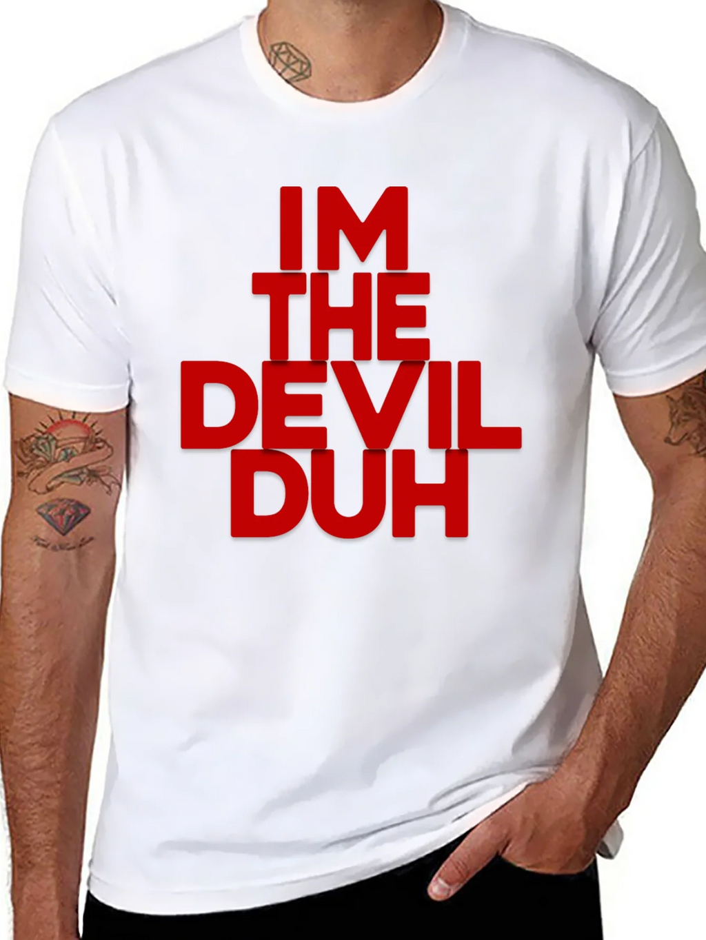 Im The Devil Duh Graphic Tee product image 7