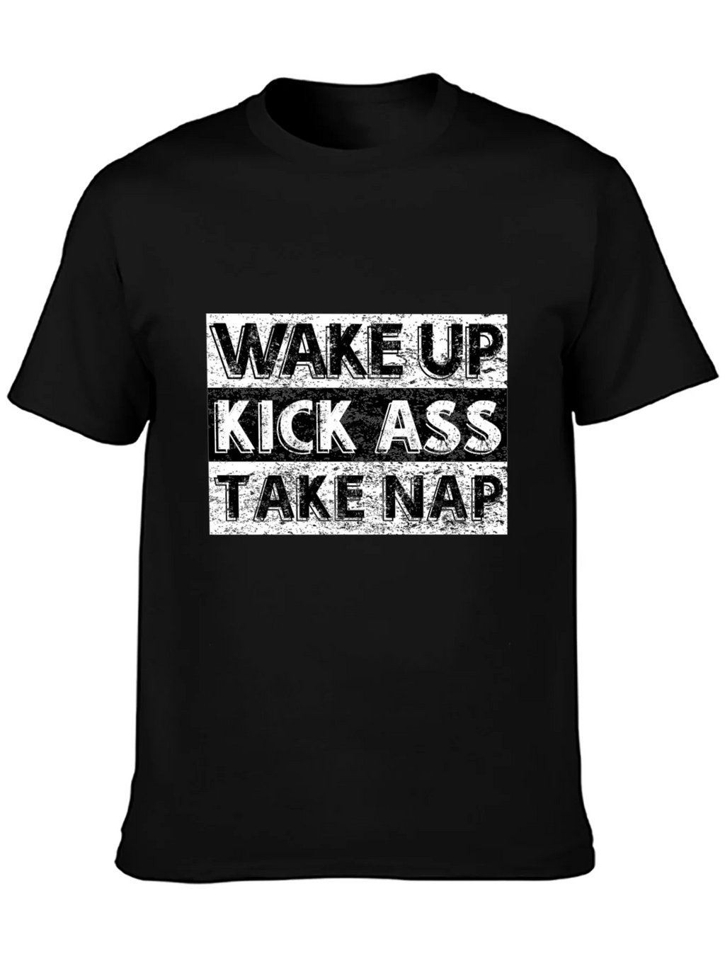 Wake Up Kick Ass Take Nap Graphic Tee product image 3