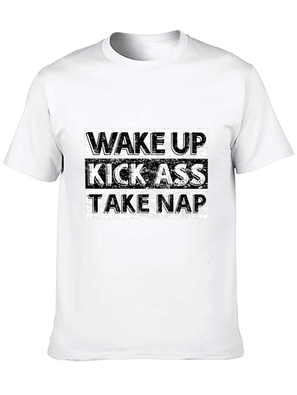 Wake Up Kick Ass Take Nap Graphic Tee product image 9