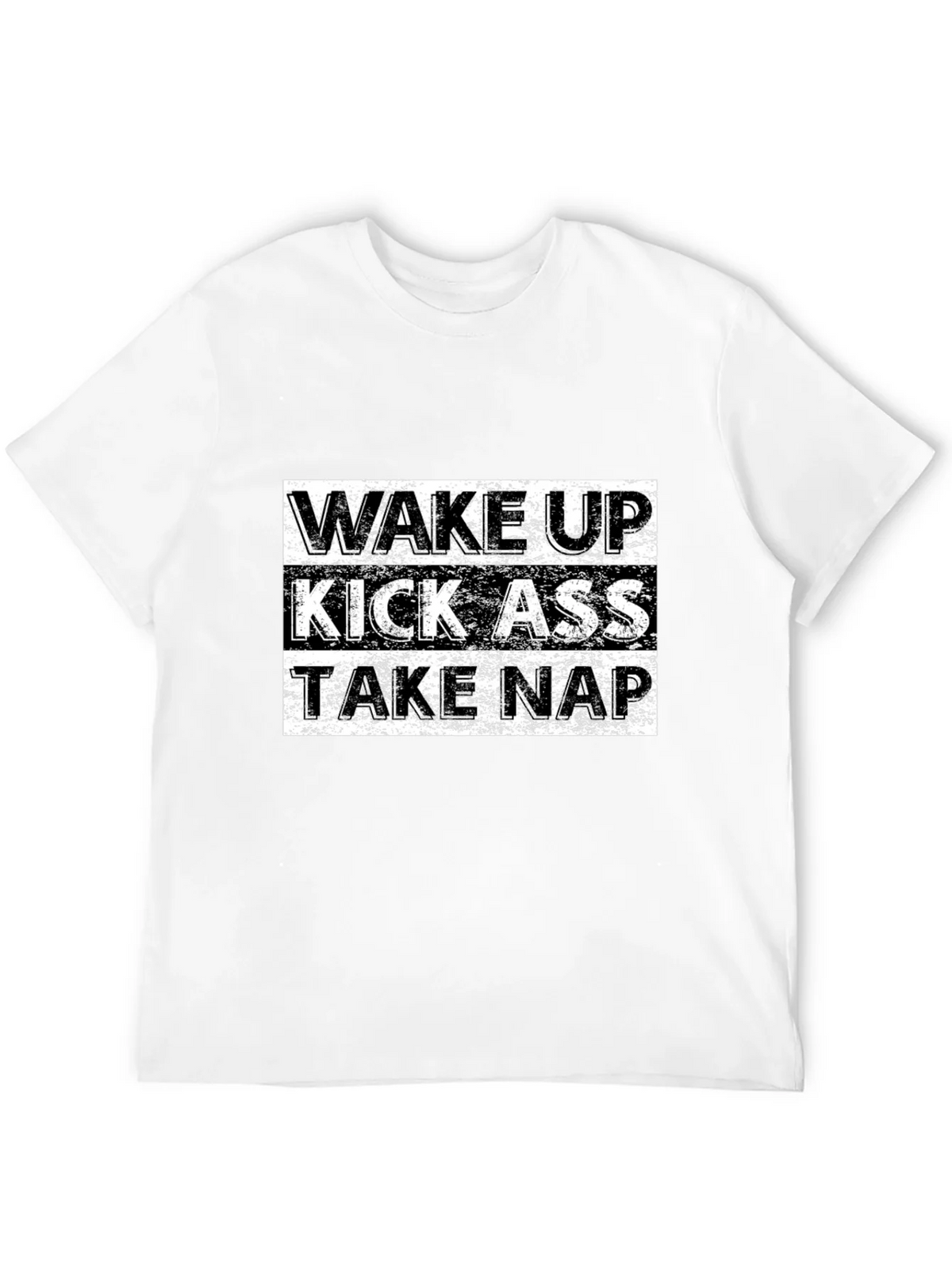 Wake Up Kick Ass Take Nap Graphic Tee product image 11