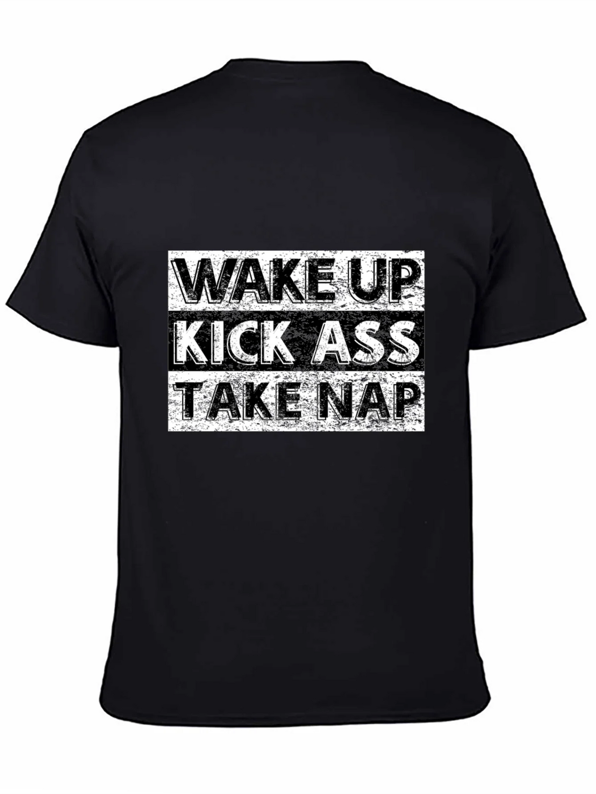 Wake Up Kick Ass Take Nap Graphic Tee product image 4