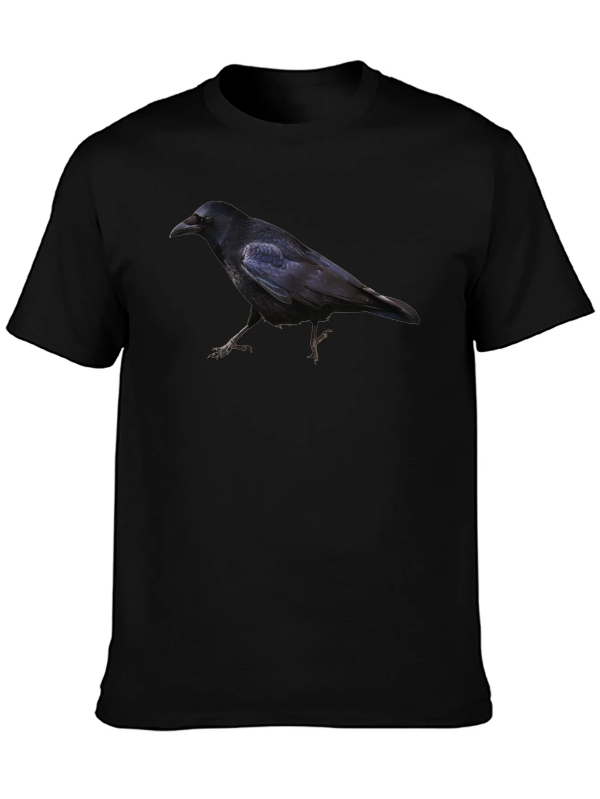Raven Print Black T-Shirt product image 2