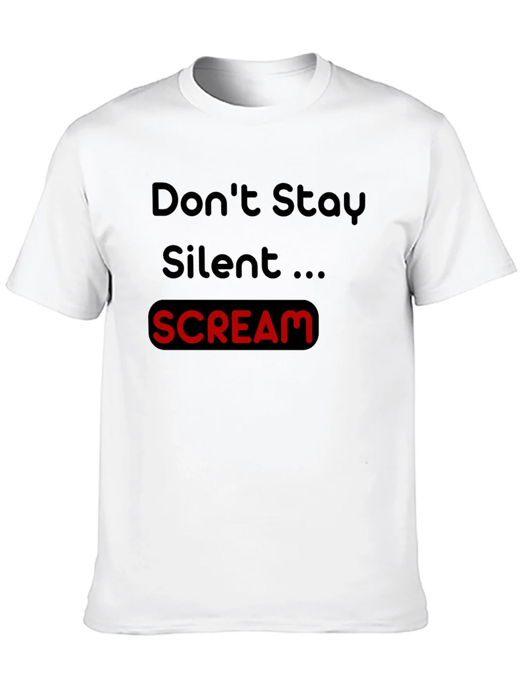 Dont Stay Silent Scream Tee product image 9