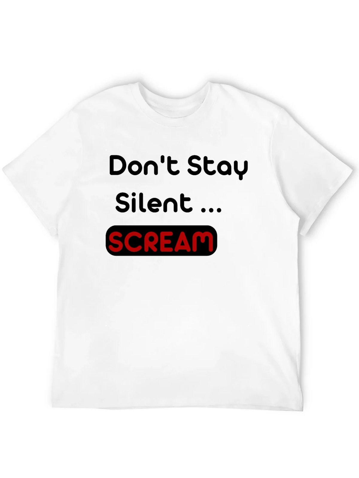 Dont Stay Silent Scream Tee product image 11