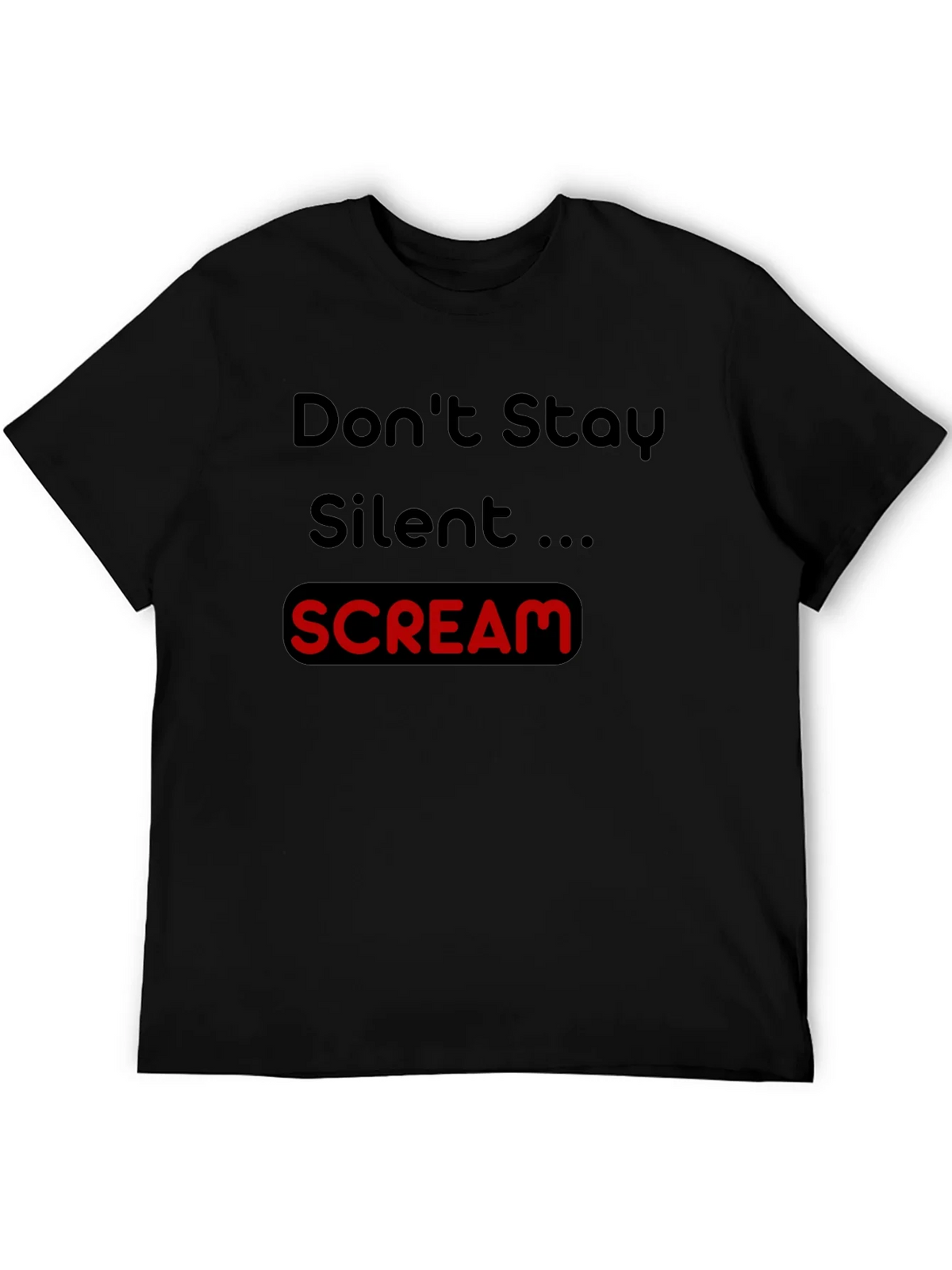 Dont Stay Silent Scream Tee product image 5