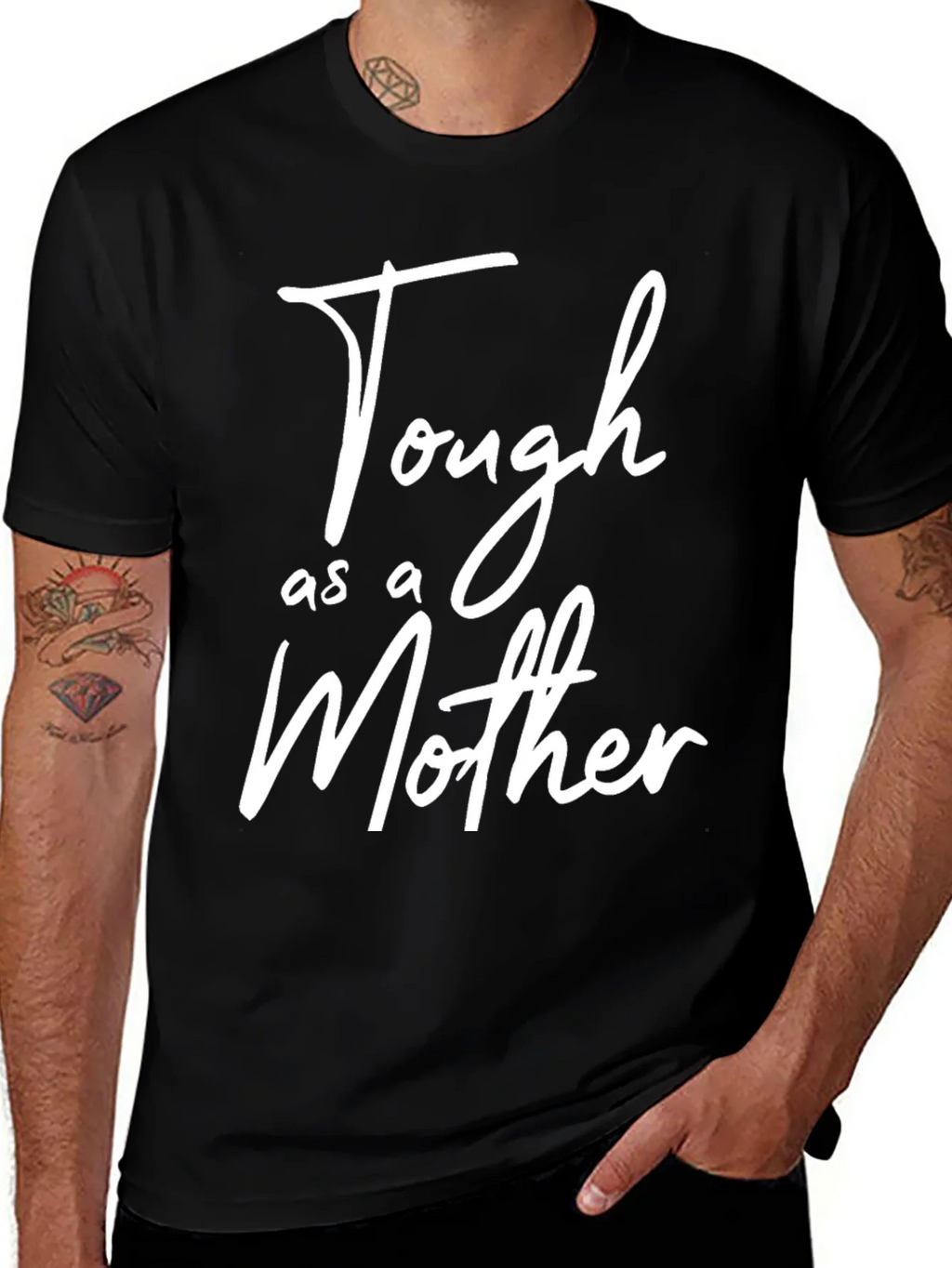 Tough as a Mother Graphic T-Shirt - Black product image 1