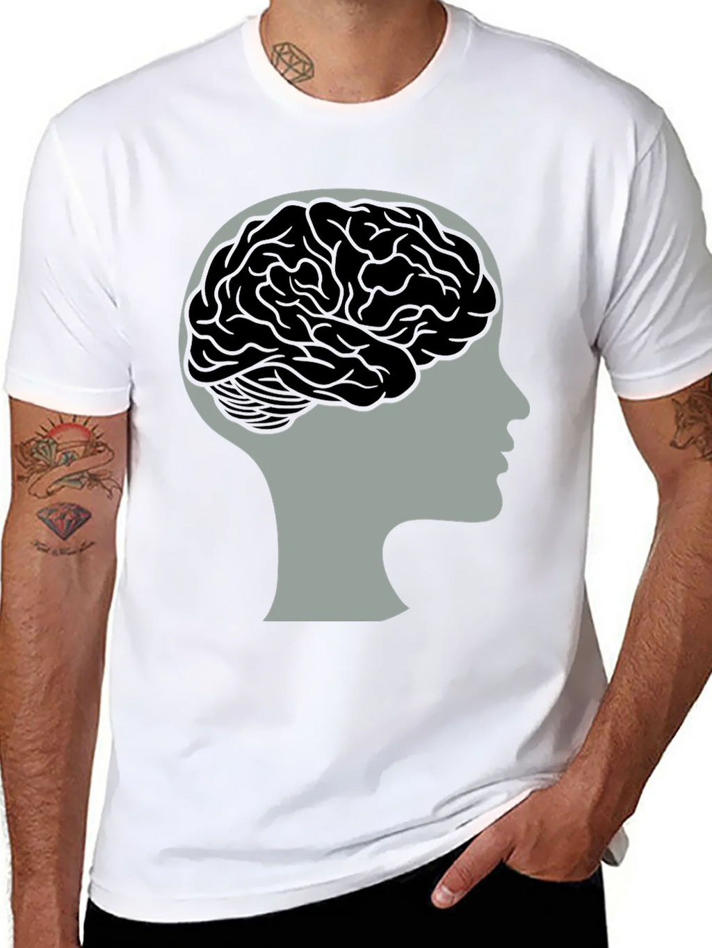 Brain Power Tee - Mens Graphic T-Shirt product image 7