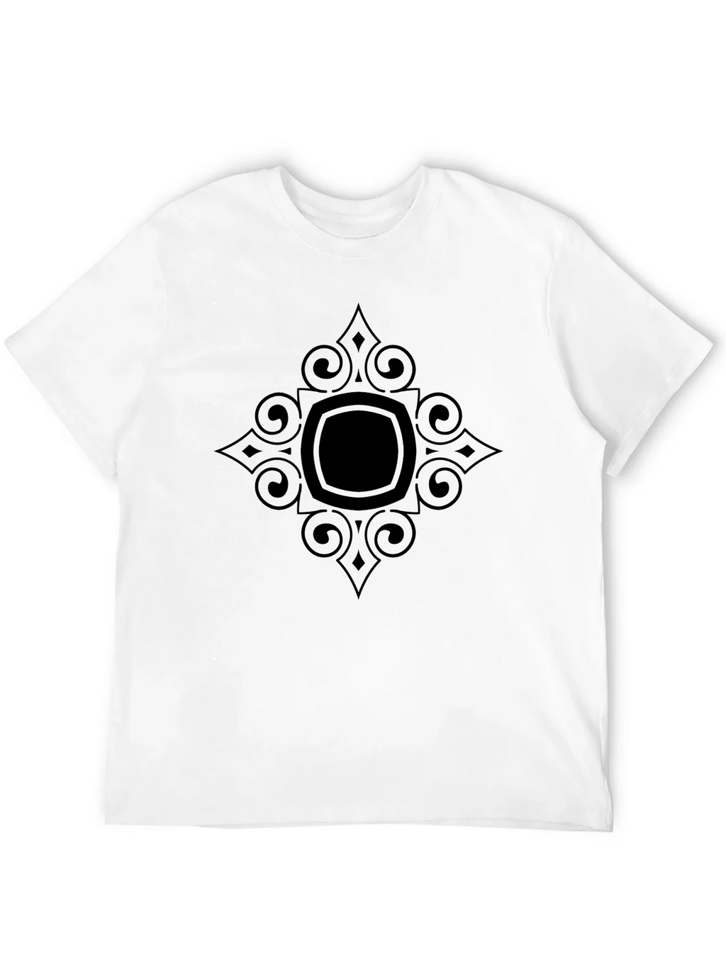 Stylish Black Tee with Geometric Graphic product image 11