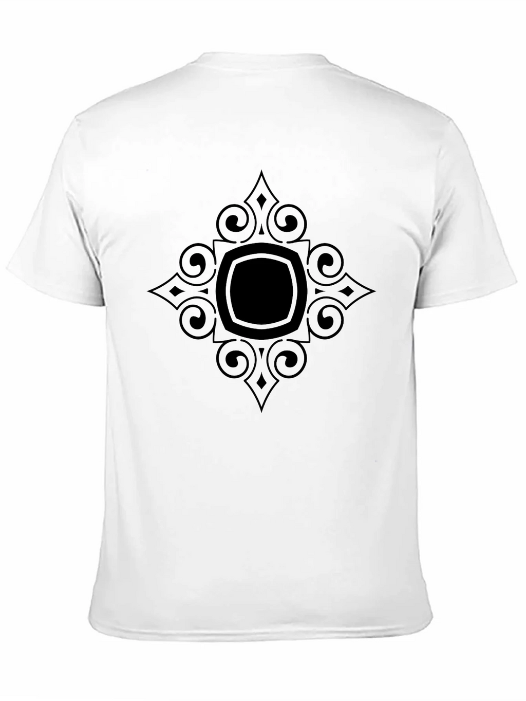 Stylish Black Tee with Geometric Graphic product image 10