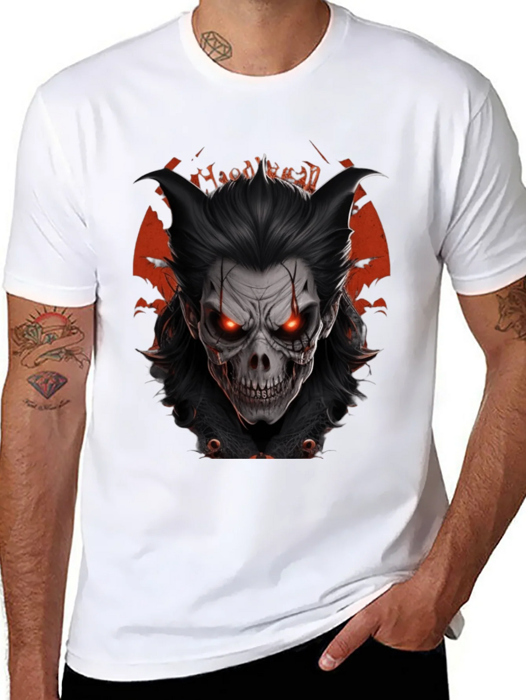 Halloween Demon Graphic T-Shirt product image 5