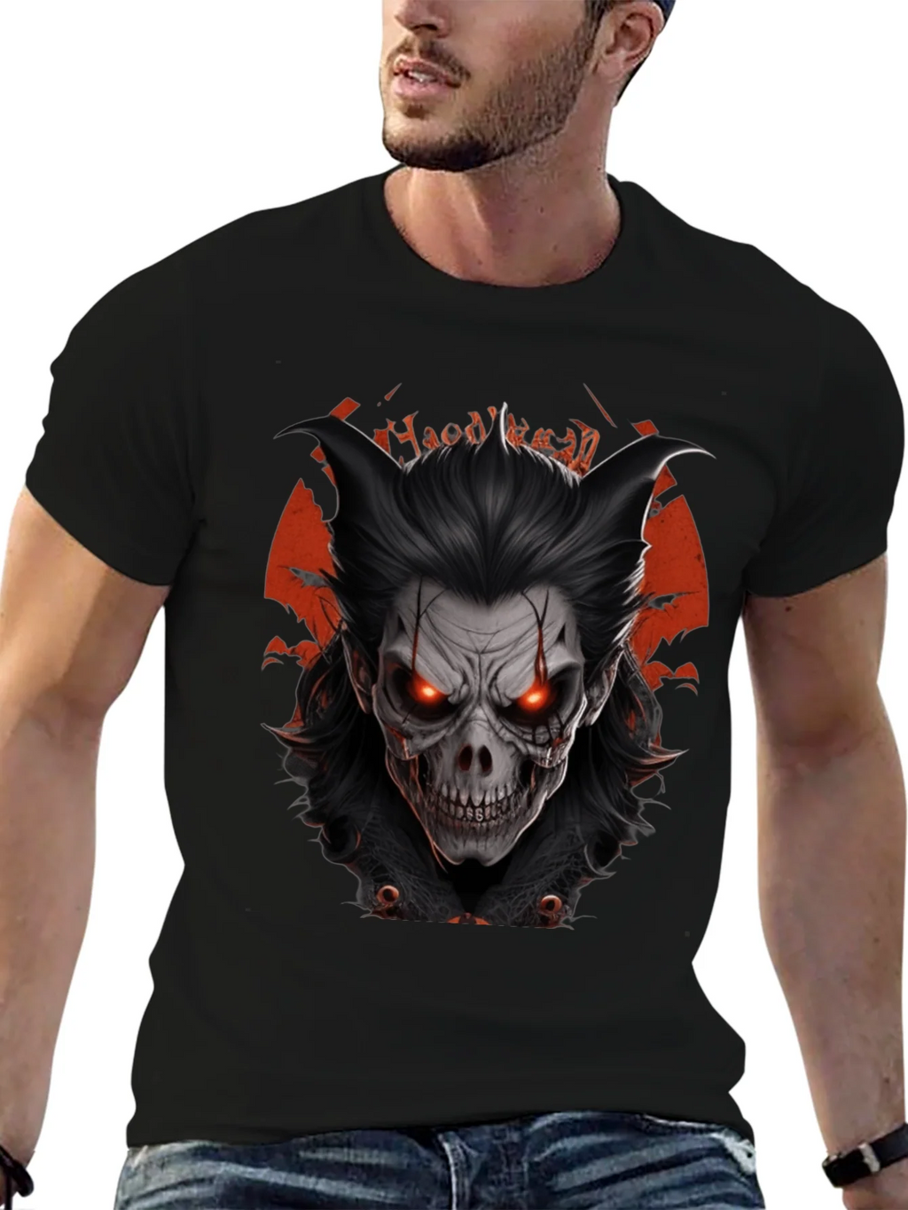 Halloween Demon Graphic T-Shirt product image 4