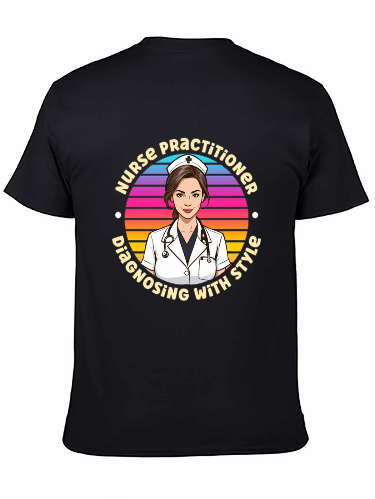 Nurse Practitioner Style Graphic T-Shirt product image 4