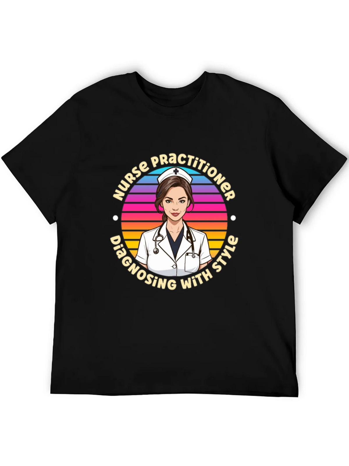 Nurse Practitioner Style Graphic T-Shirt product image 5