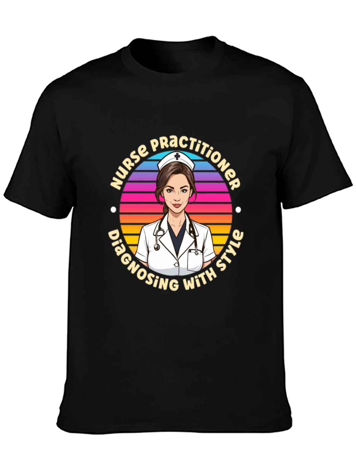 Nurse Practitioner Style Graphic T-Shirt product image 3