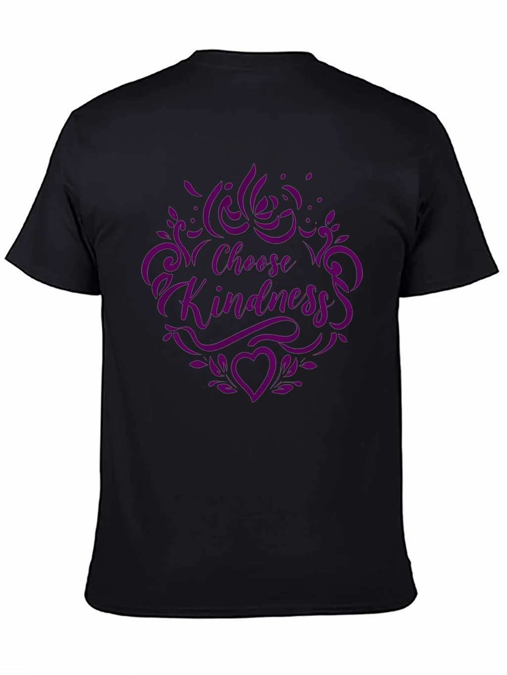 Choose Kindness Graphic Tee - Black Purple product image 4