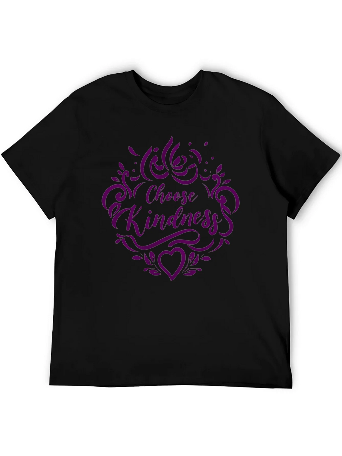 Choose Kindness Graphic Tee - Black Purple product image 5