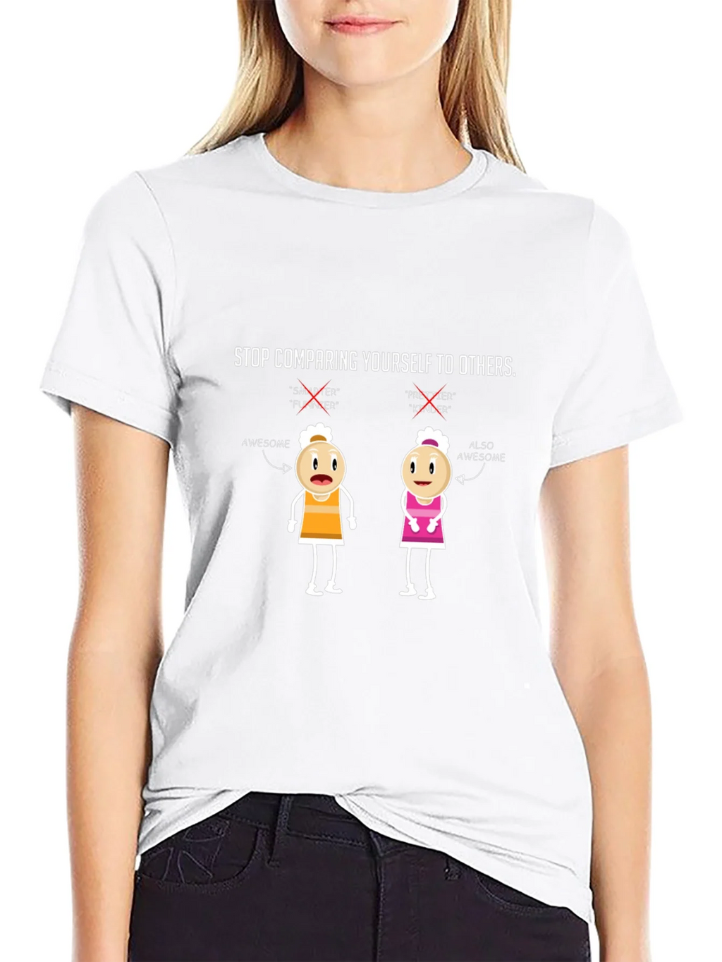 Stop Comparing Yourself T-Shirt product image 8