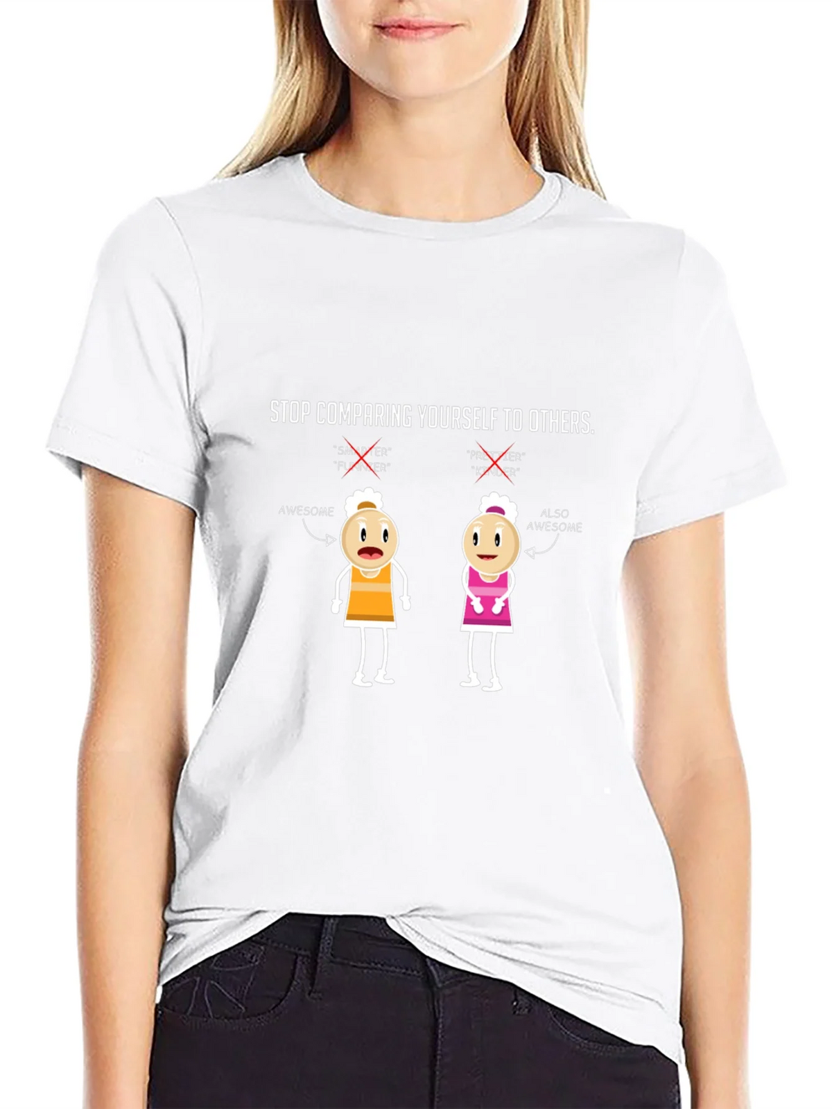 Stop Comparing Yourself T-Shirt product image 8