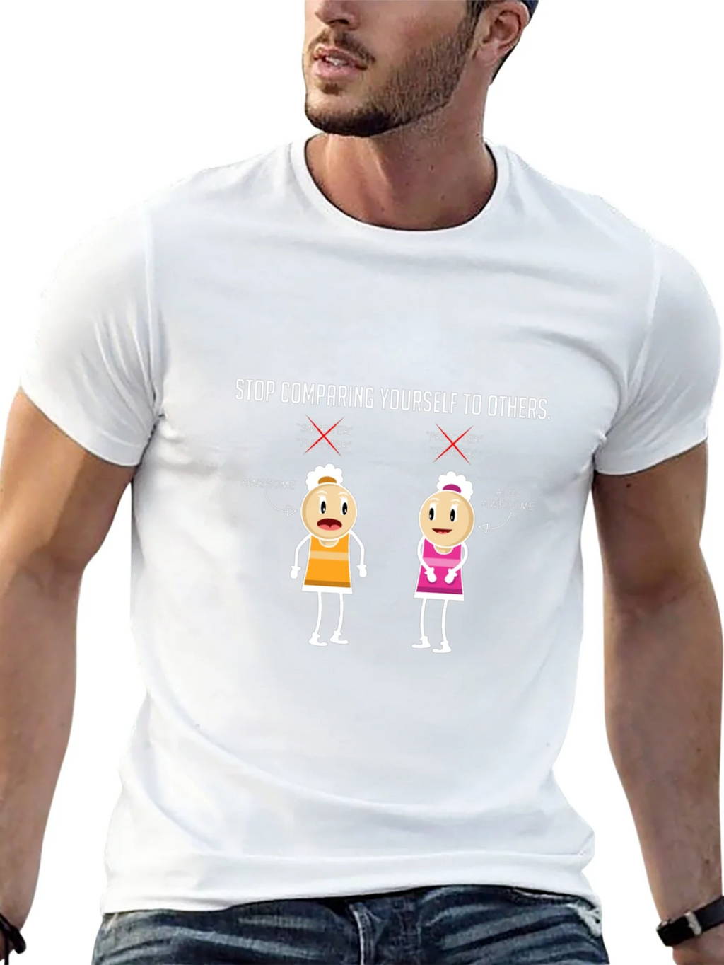 Stop Comparing Yourself T-Shirt product image 12