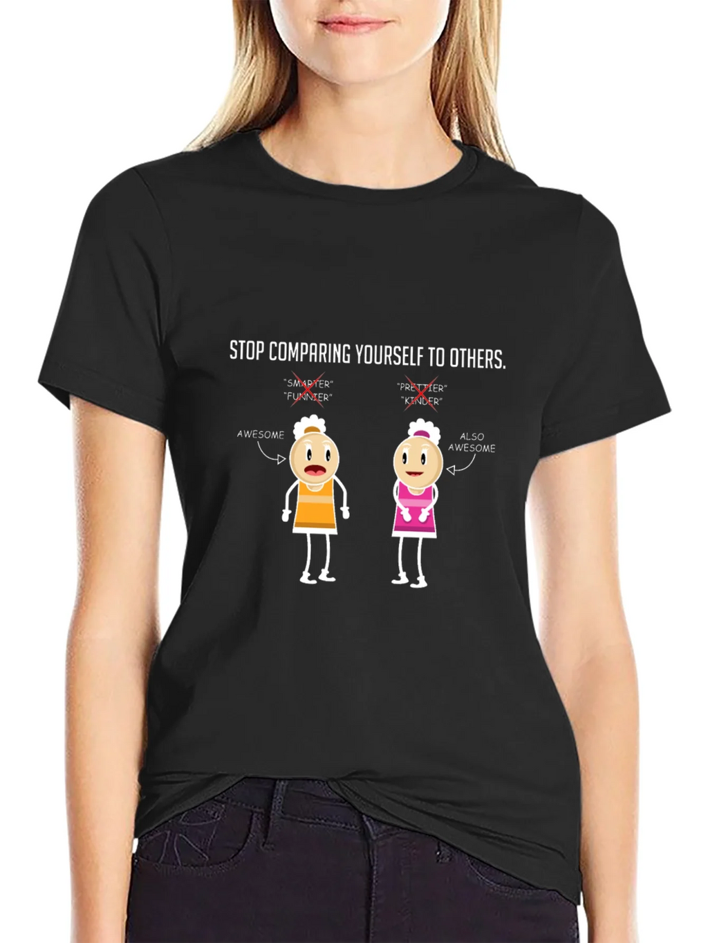Stop Comparing Yourself T-Shirt product image 2