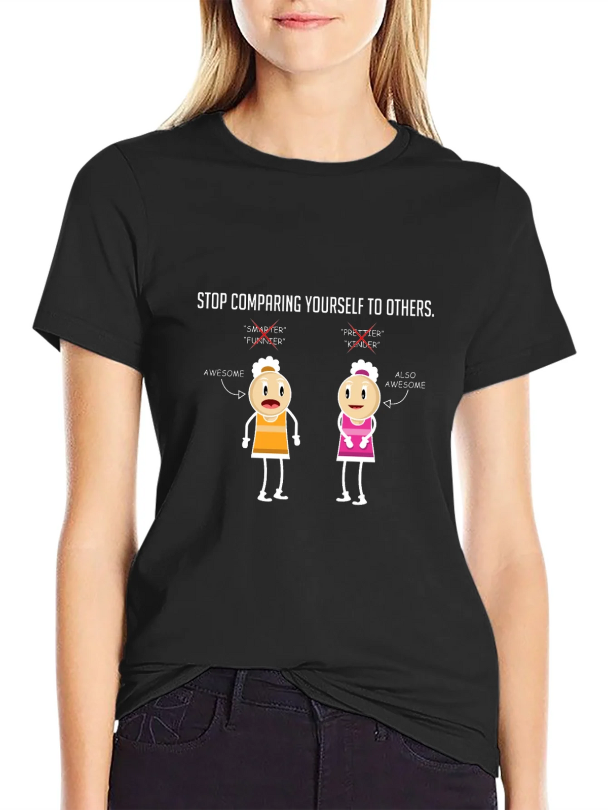 Stop Comparing Yourself T-Shirt product image 2