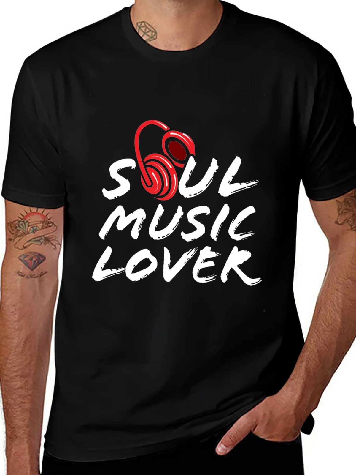 Soul Music Lover Graphic Tee - Soft Cotton T-Shirt product image 1