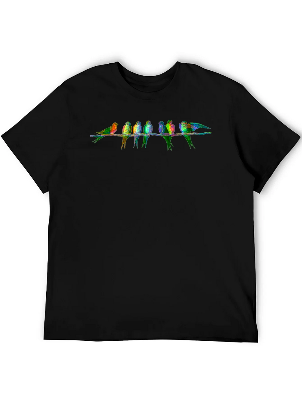 Birds on a Wire Graphic T-Shirt product image 5