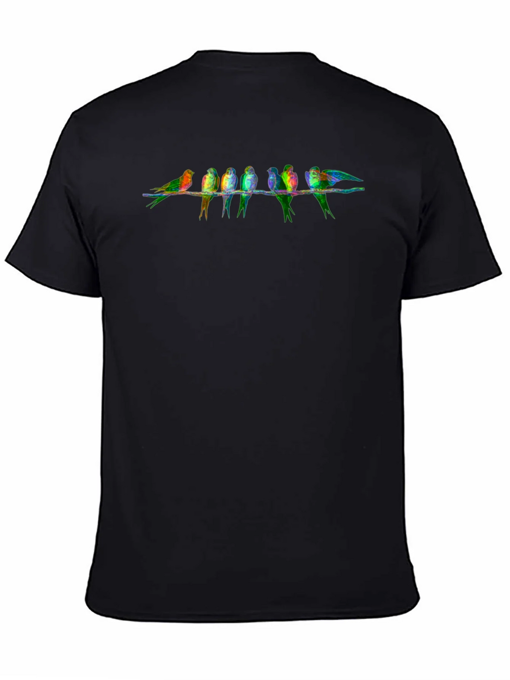 Birds on a Wire Graphic T-Shirt product image 4