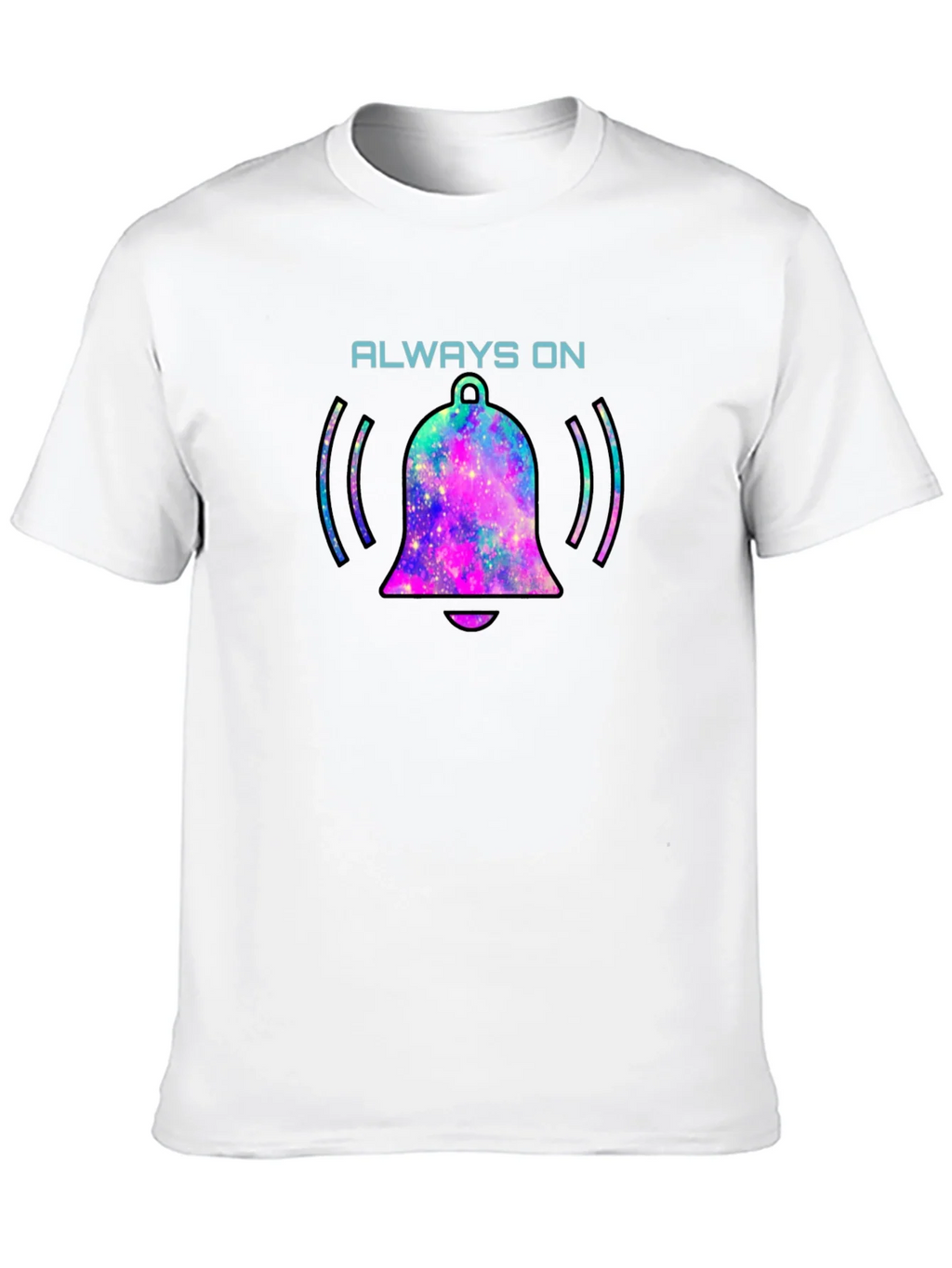 Always On Bell Graphic Tee - Black Cotton T-Shirt product image 8