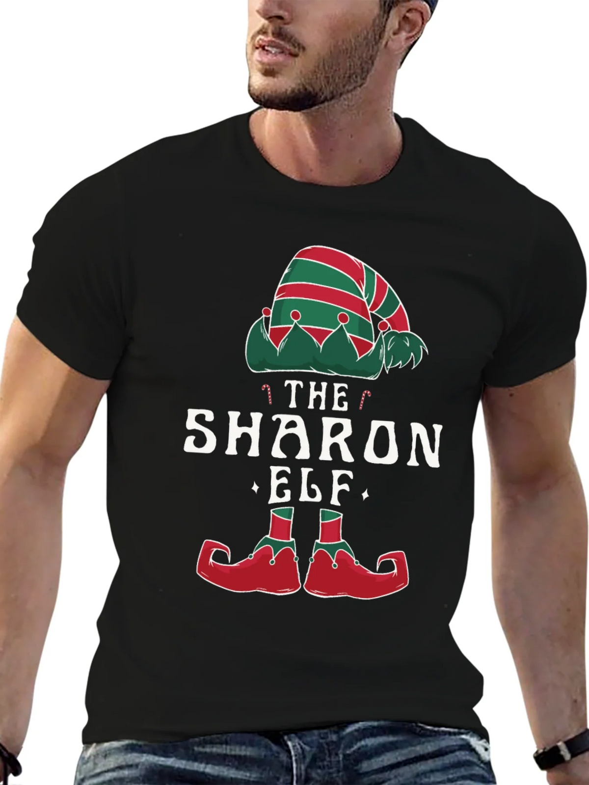 The Sharon Elf Matching Christmas T-Shirt product image 6