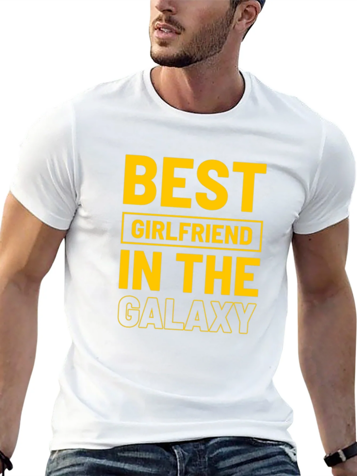 Best Girlfriend in the Galaxy Black T-Shirt product image 12