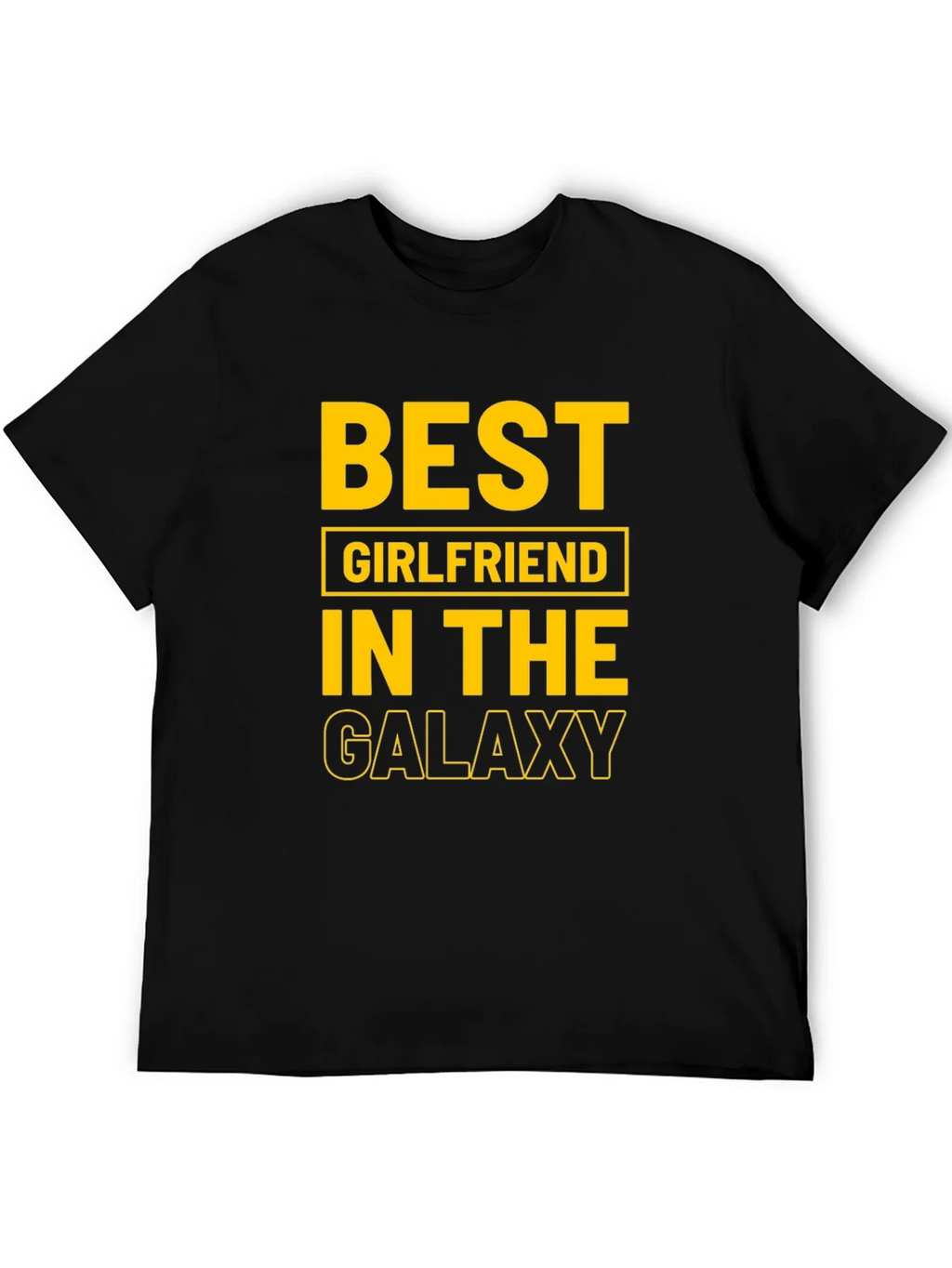 Best Girlfriend in the Galaxy Black T-Shirt product image 5