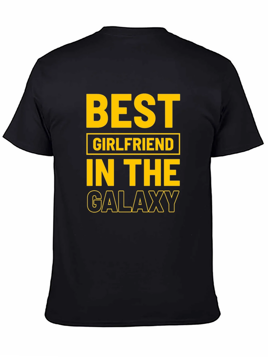 Best Girlfriend in the Galaxy Black T-Shirt product image 4