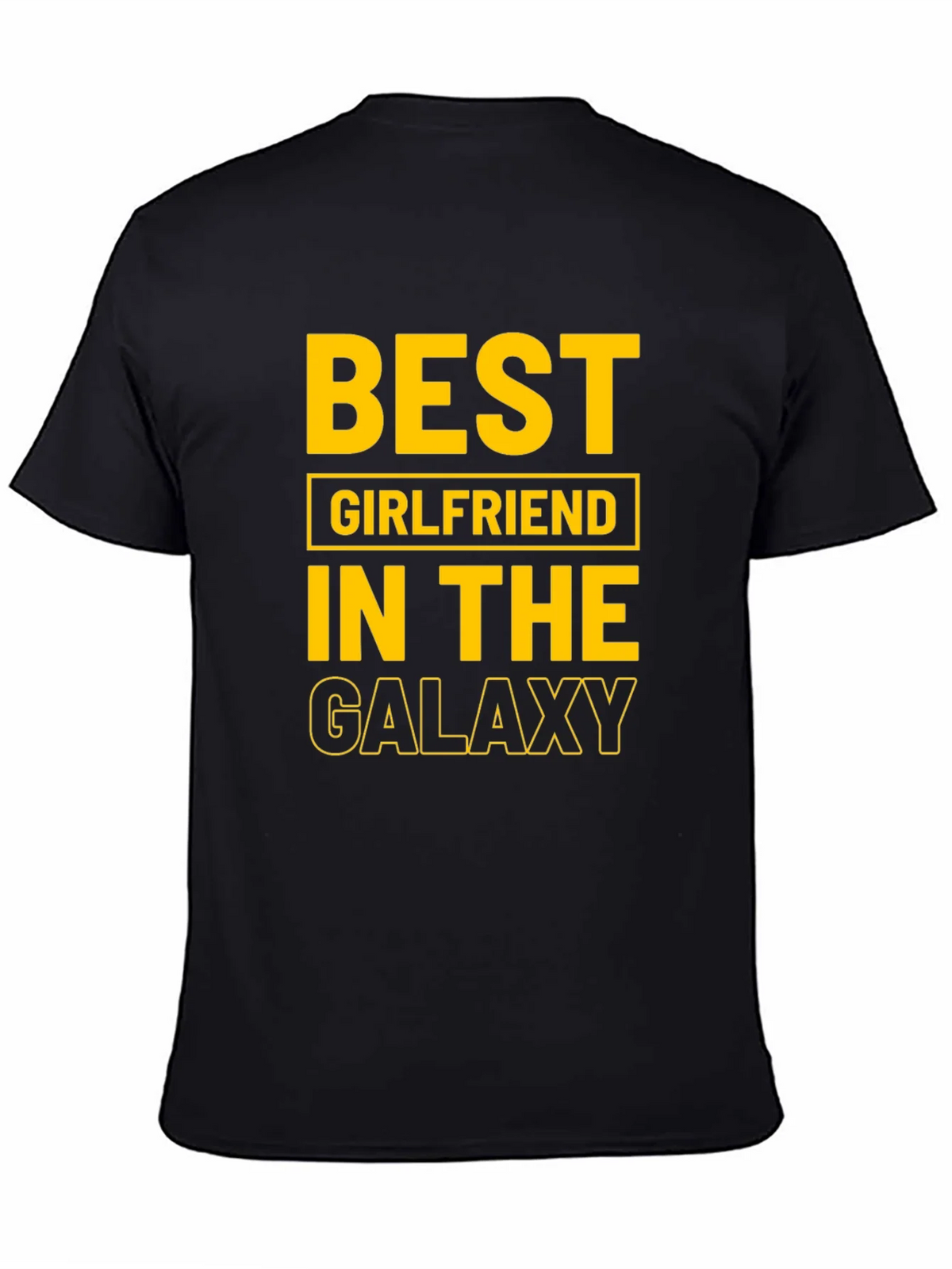 Best Girlfriend in the Galaxy Black T-Shirt product image 4