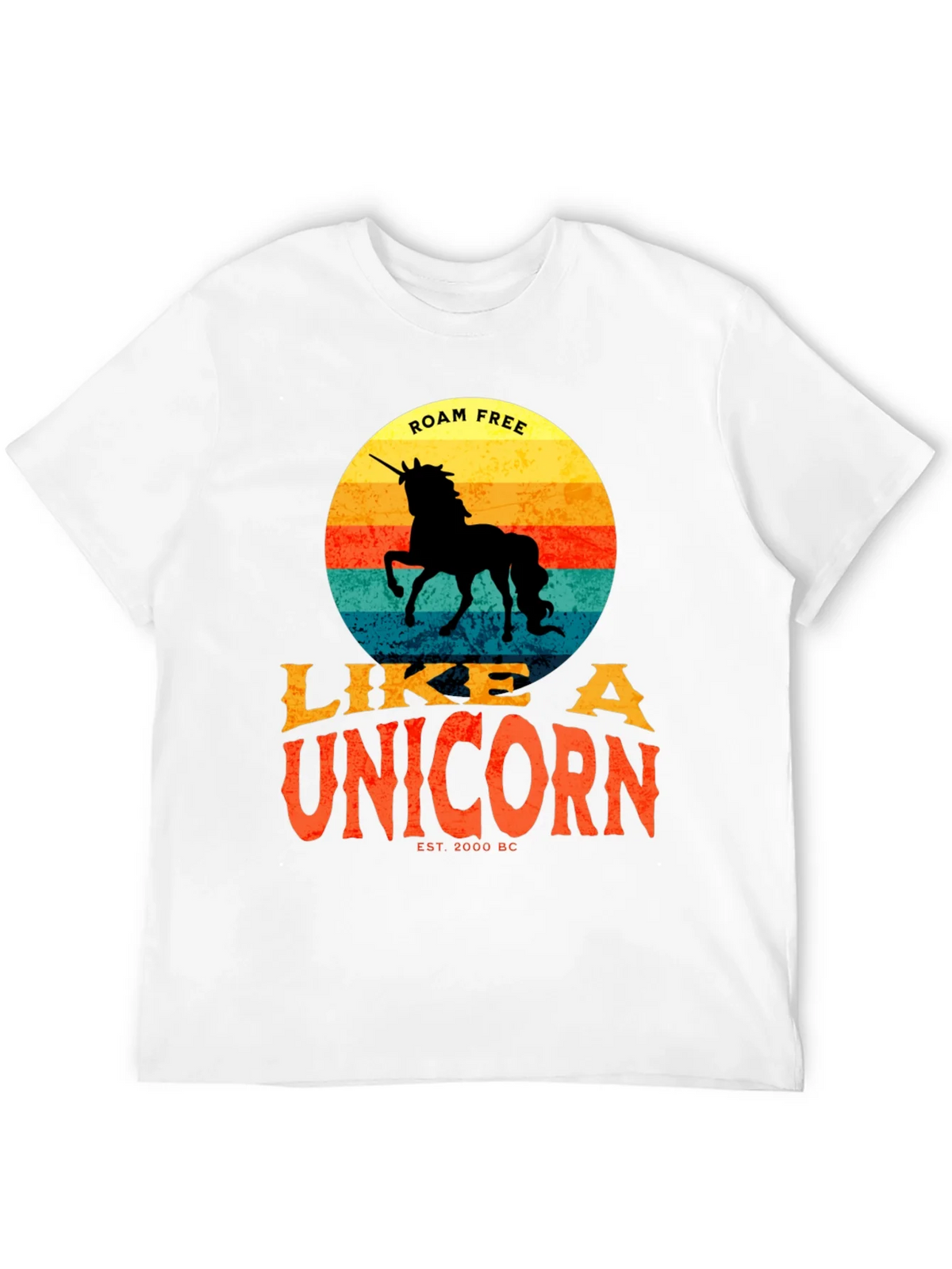 Roam Free Like a Unicorn T-Shirt - Retro Style product image 8