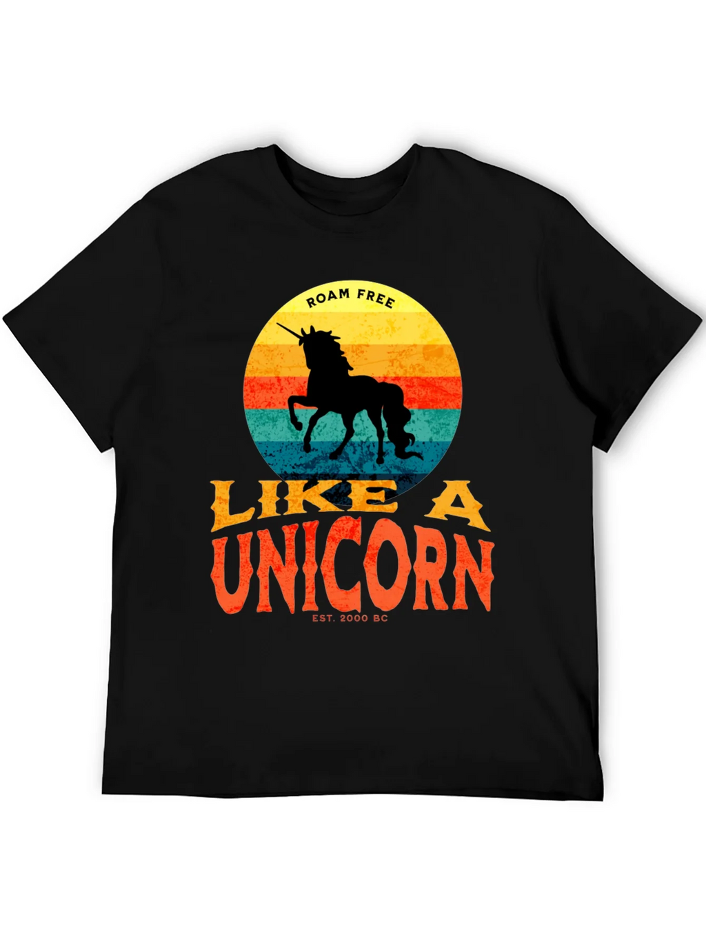 Roam Free Like a Unicorn T-Shirt - Retro Style product image 4