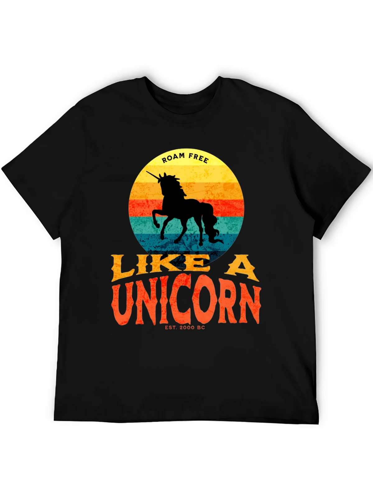 Roam Free Like a Unicorn T-Shirt - Retro Style product image 4