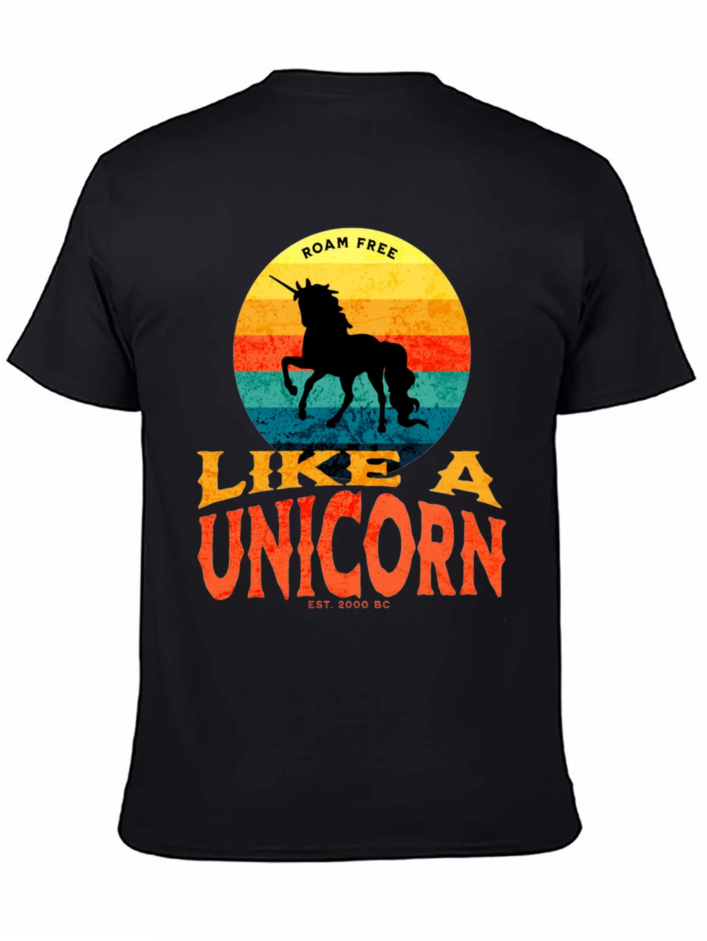 Roam Free Like a Unicorn T-Shirt - Retro Style product image 3