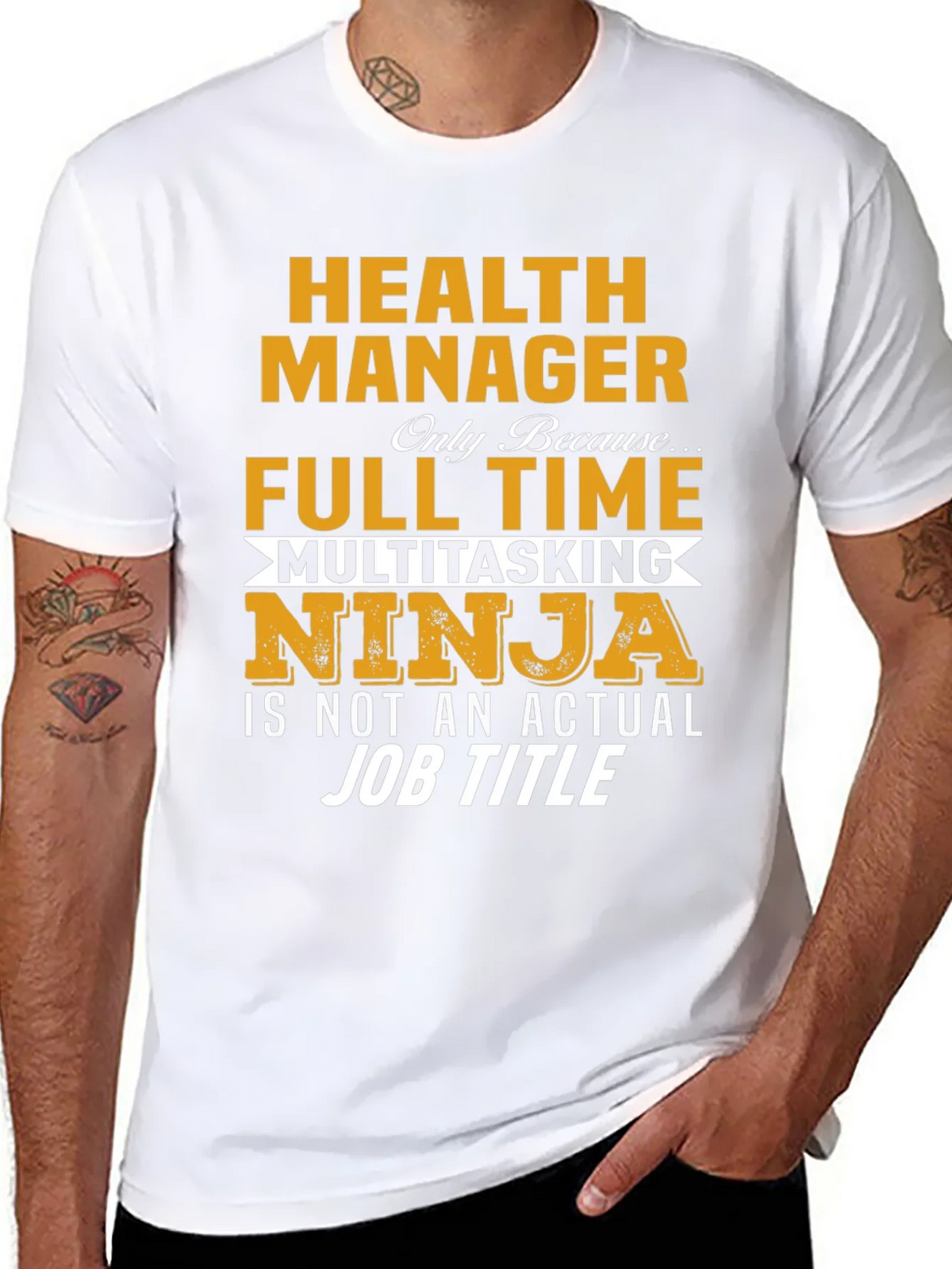 Health Manager Multitasking Ninja T-Shirt product image 5