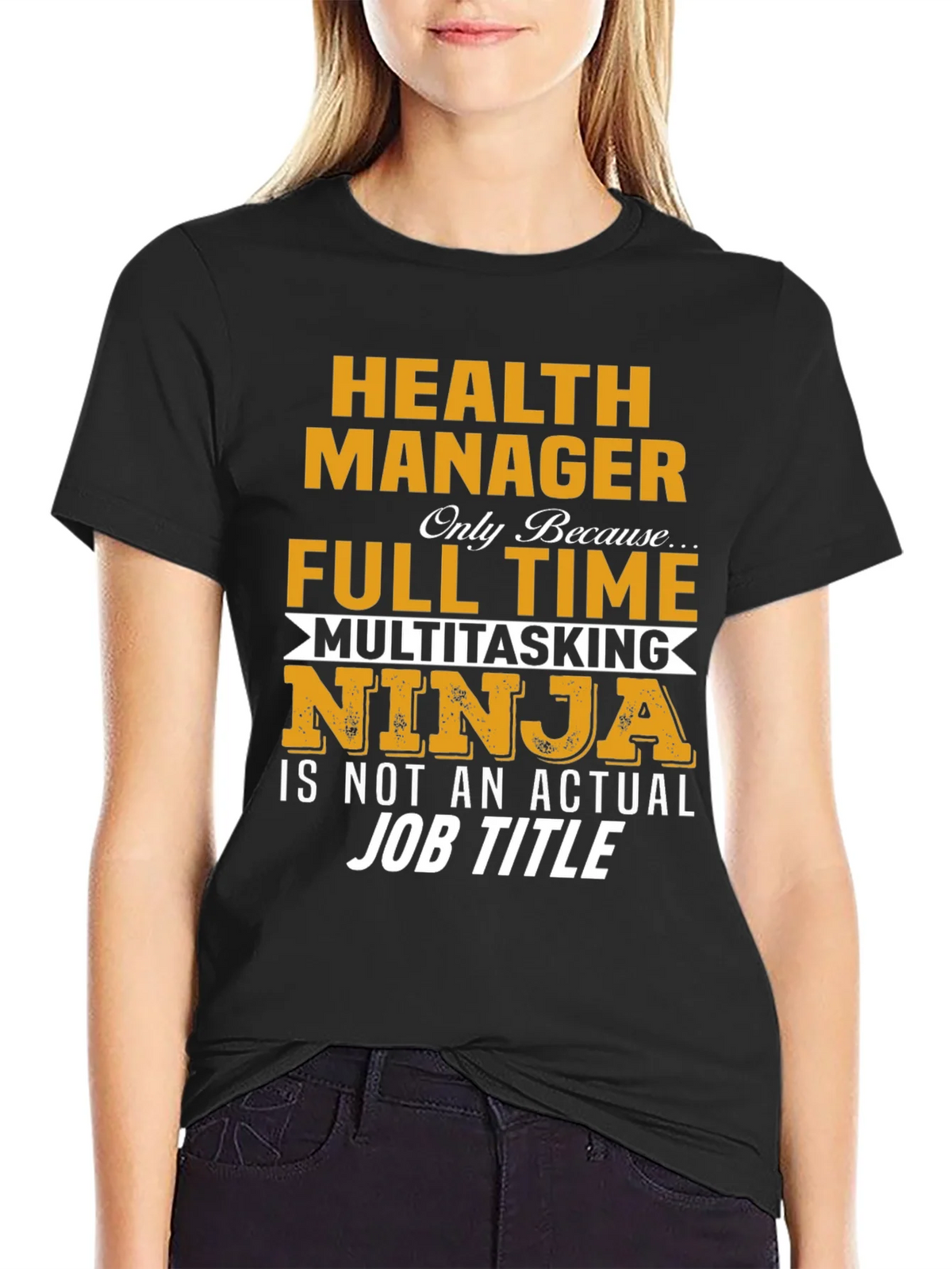 Health Manager Multitasking Ninja T-Shirt product image 2