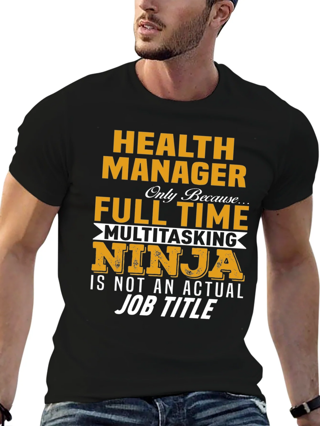 Health Manager Multitasking Ninja T-Shirt product image 4