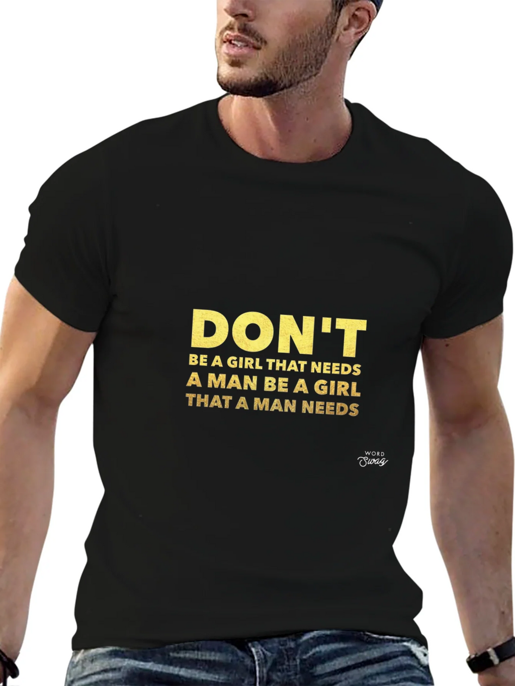 Empowering Womans Graphic Tee - Be the Girl A Man Needs product image 6